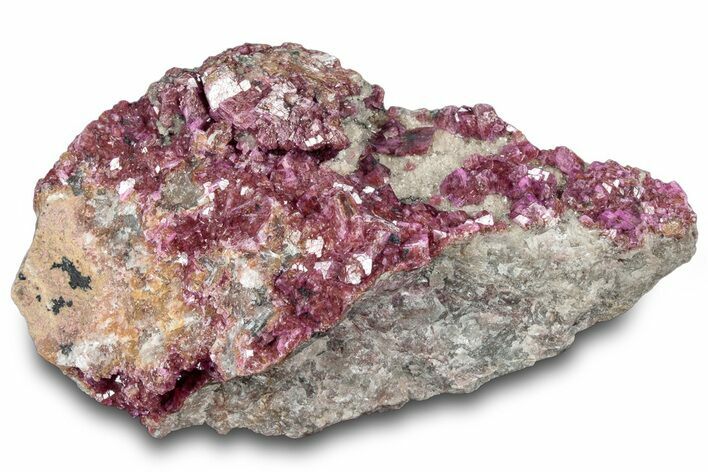 Sparkling Cobaltoan Dolomite Crystals on Quartz - DR Congo #317813